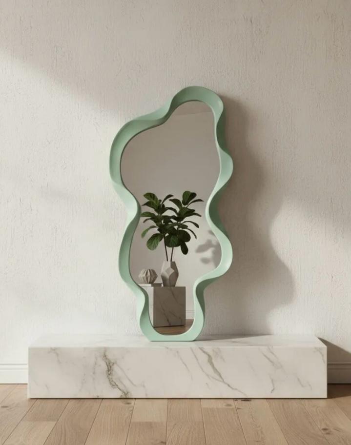 Espejo Decorativo Turquesa 75cm-4