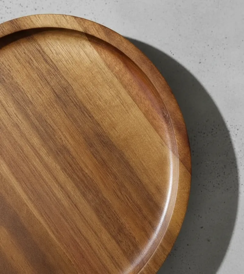 Tabla Redondo Para Picar Madera Aperitivo Picoteo-2