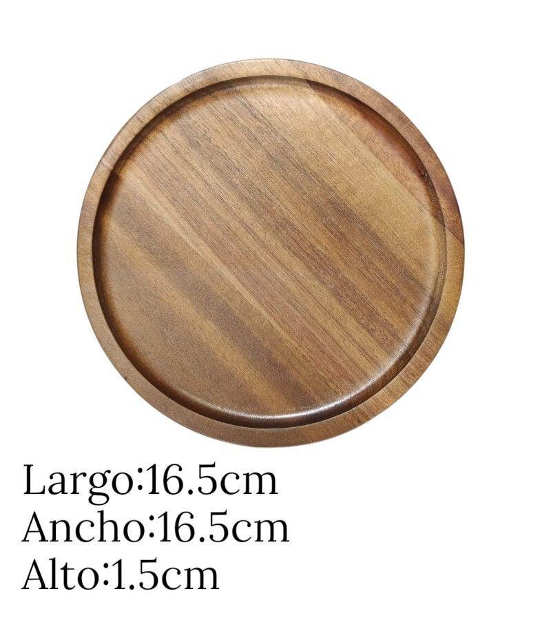 Tabla Redondo Para Picar Madera Aperitivo Picoteo-3
