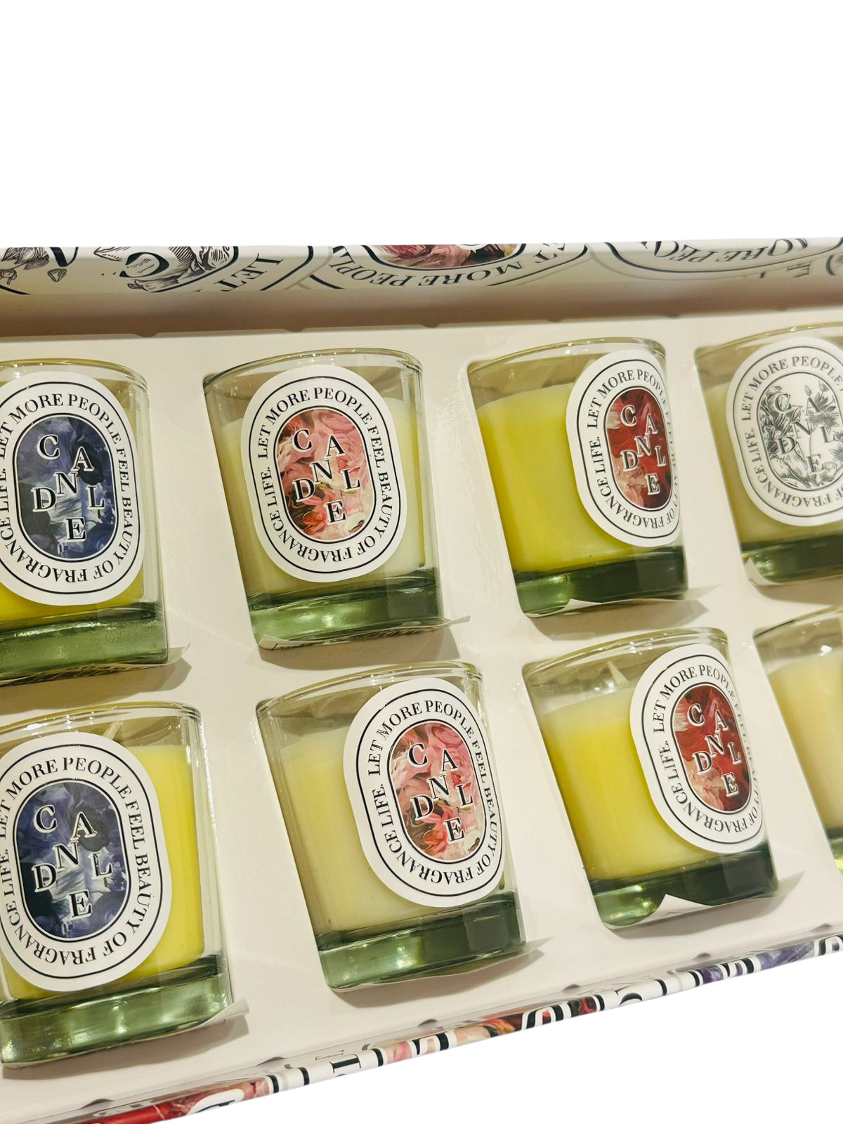 Set De Velas Aromáticas, Caja 12 Unidades-2