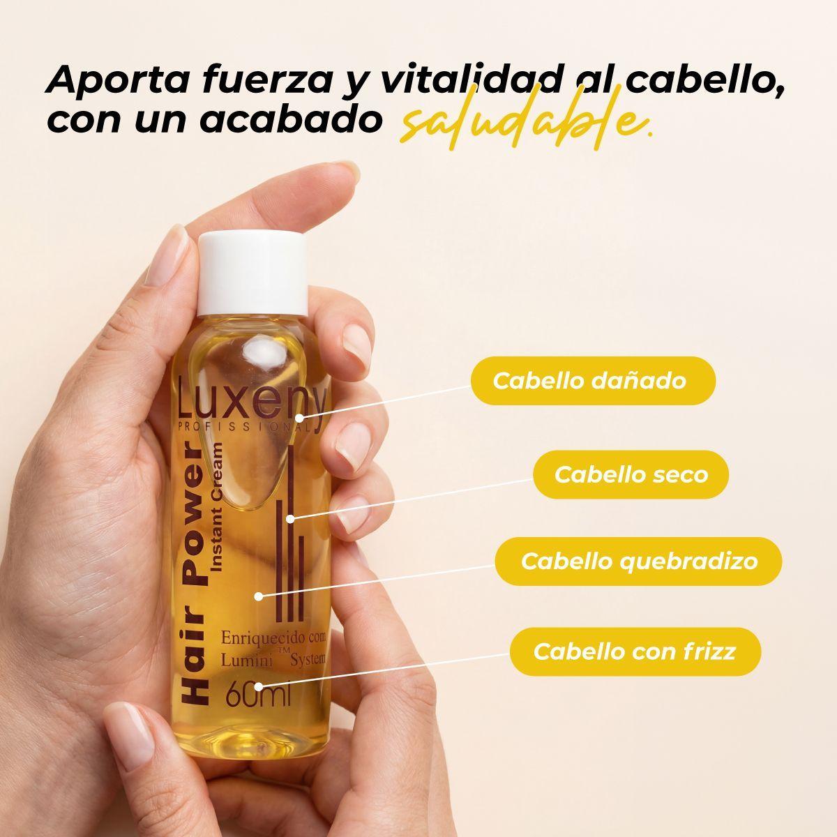 Tratamiento Reparador Capilar Hair Power Luxeny 60 ml-3