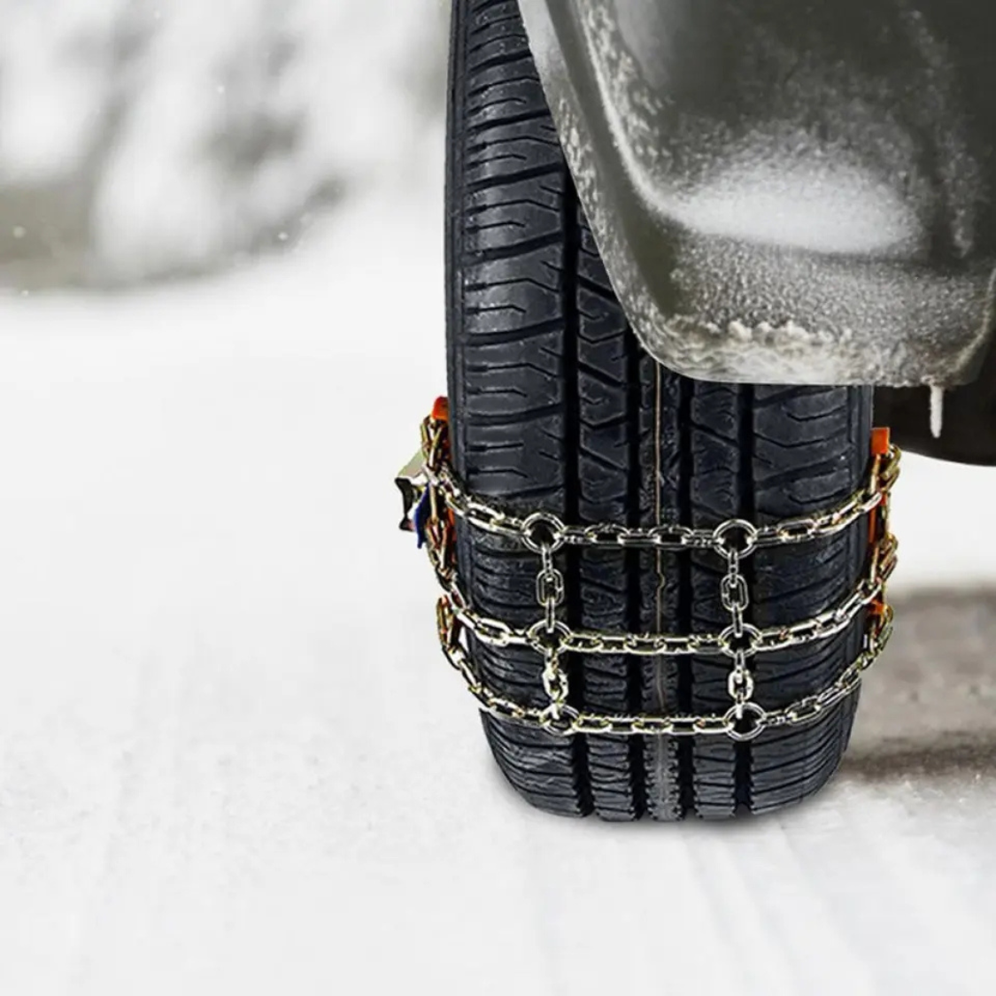 Cadena Neumático Antideslizante Nieve Barro Universal X 8pzs GRANDE-4