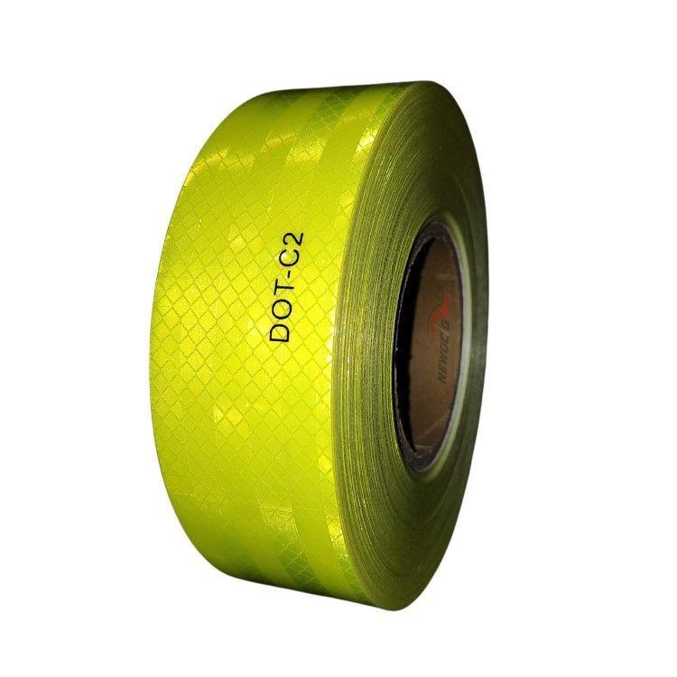 Cinta Retrorreflectiva Seguridad Verde Fluor Dotc2 Legal 45m-0