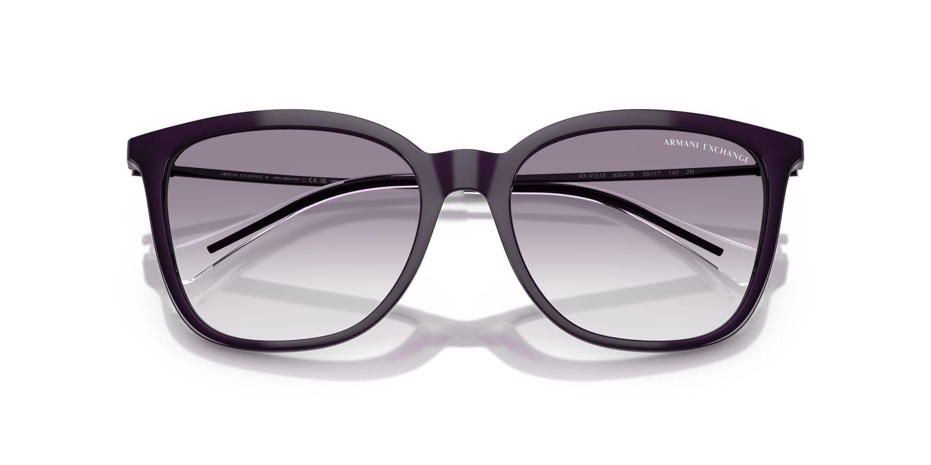 LENTE DE SOL ARMANI EXCHANGE | AX4151S 836479 - Púrpura oscuro brillante-4