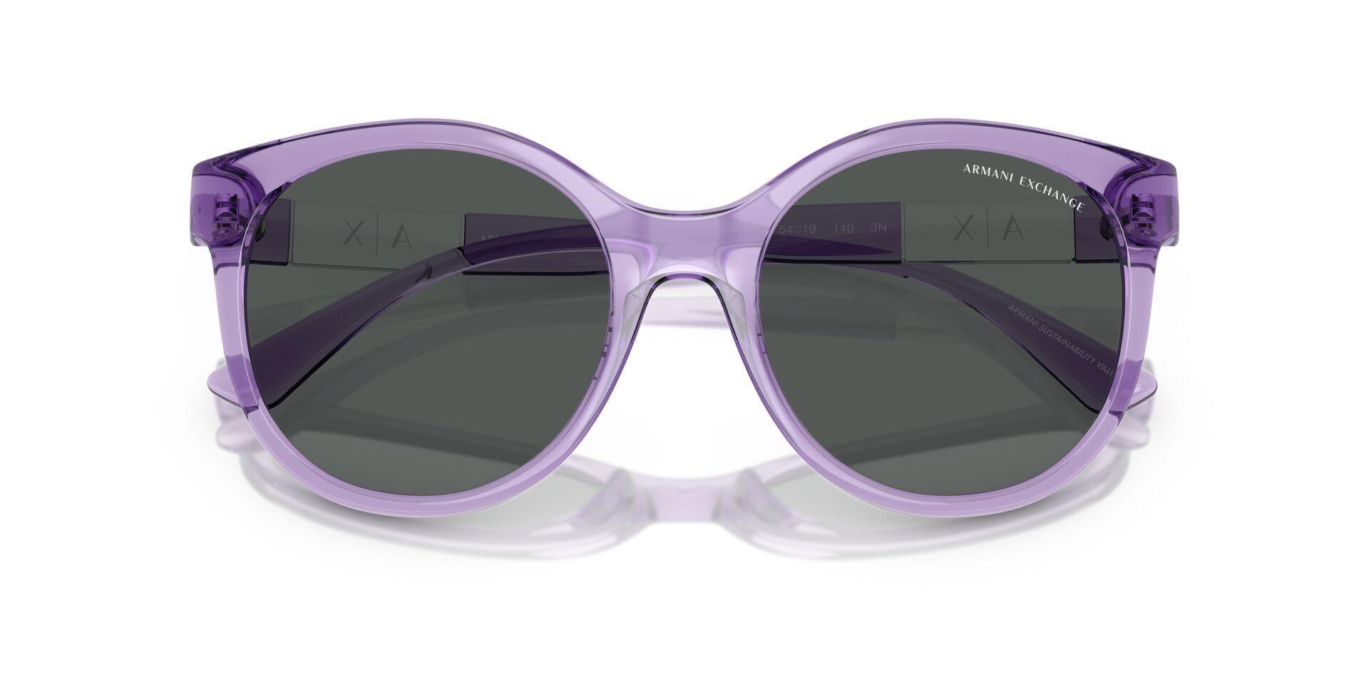 LENTE DE SOL ARMANI EXCHANGE | AX4120S 823687 - Púrpura traslúcido brillante-3