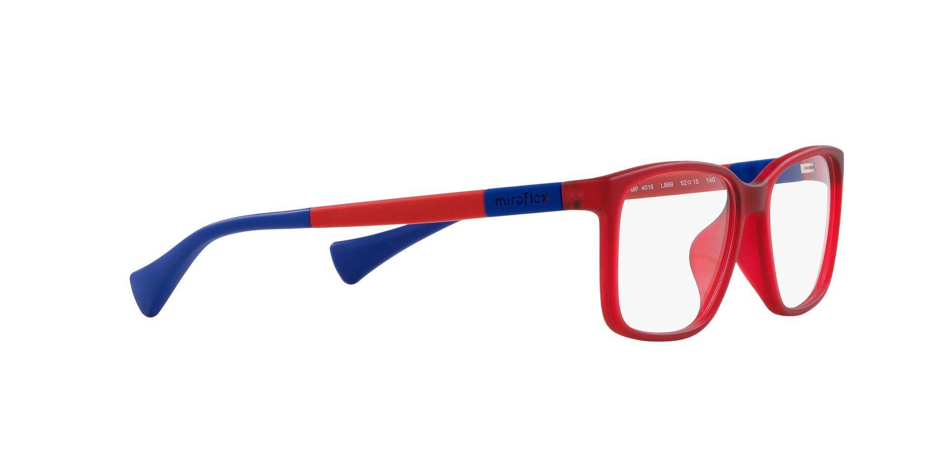 ARMAZÓN ÓPTICO NIÑO MIRAFLEX | MF4016 L899 - Rojo traslúcido-5