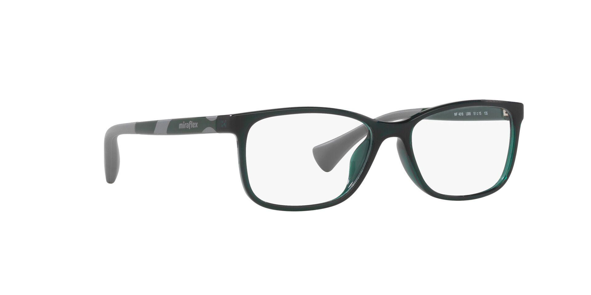 ARMAZÓN ÓPTICO NIÑOS MIRAFLEX | MF4018 L906 51 - Verde traslúcido-5