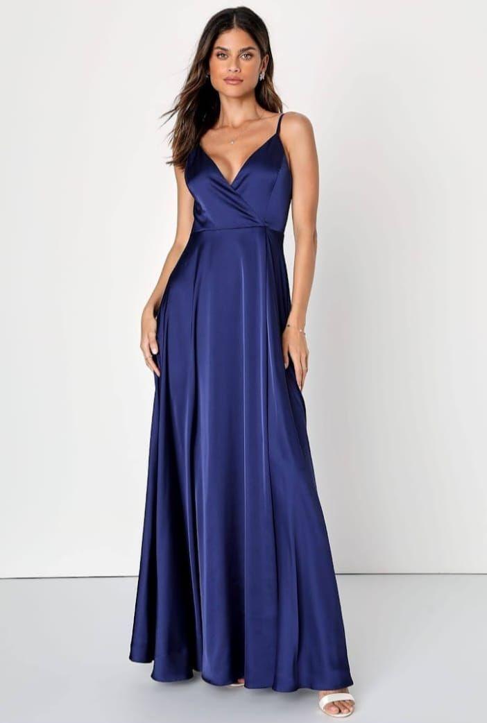 Vestido Maxi Satin - Genesis-0