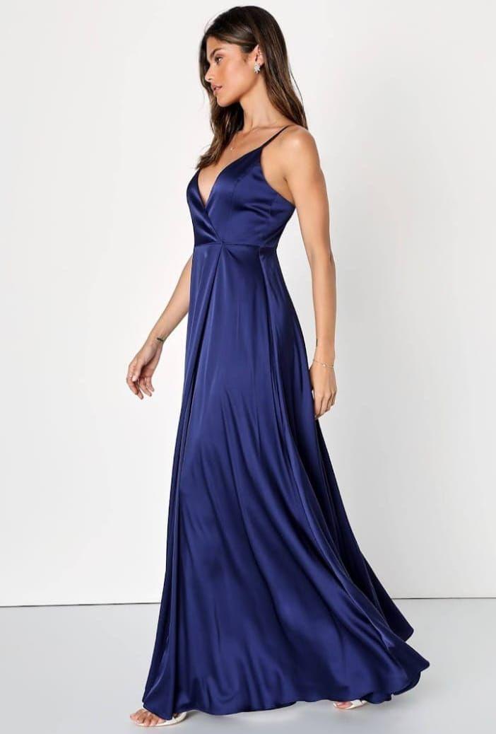Vestido Maxi Satin - Genesis-1