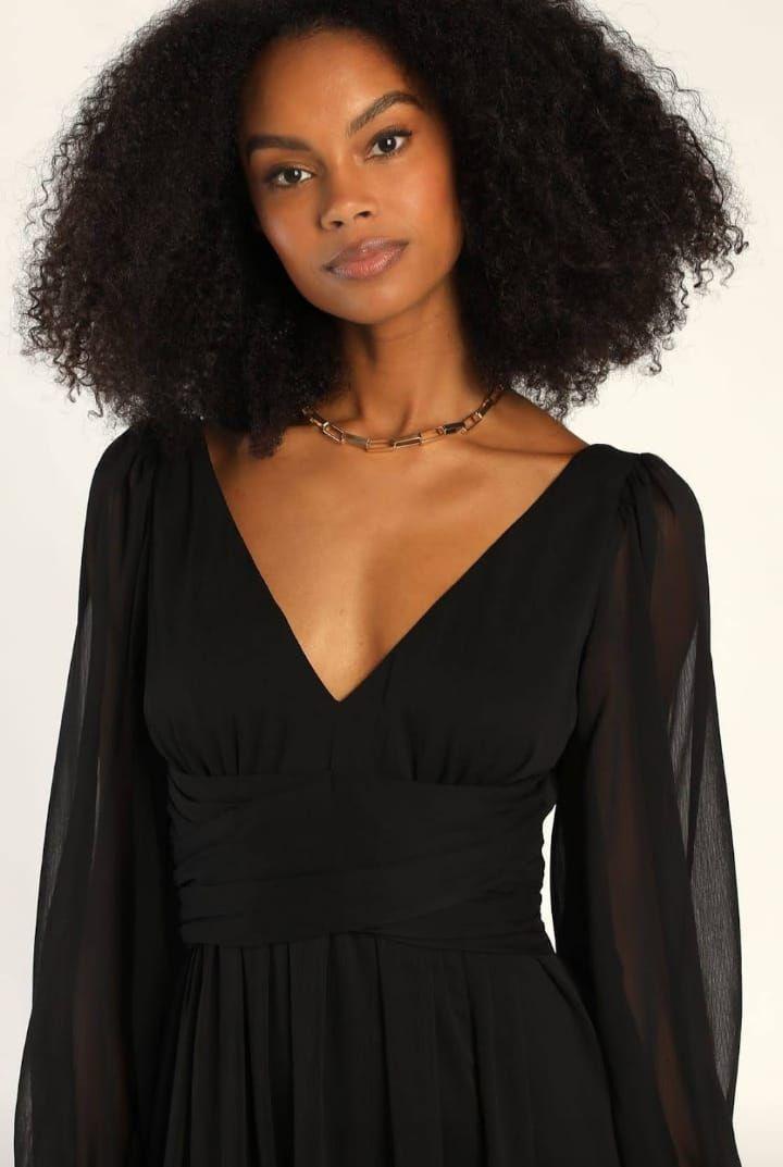 Vestido Maxi Negro - Deisy-2
