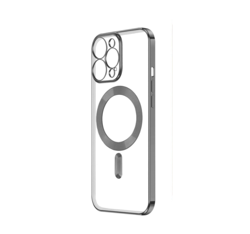 Carcasa Magsafe plateada iPhone 14-0