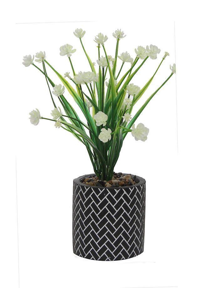 Plantita artificial deco altura .28 cm.. Unico-0