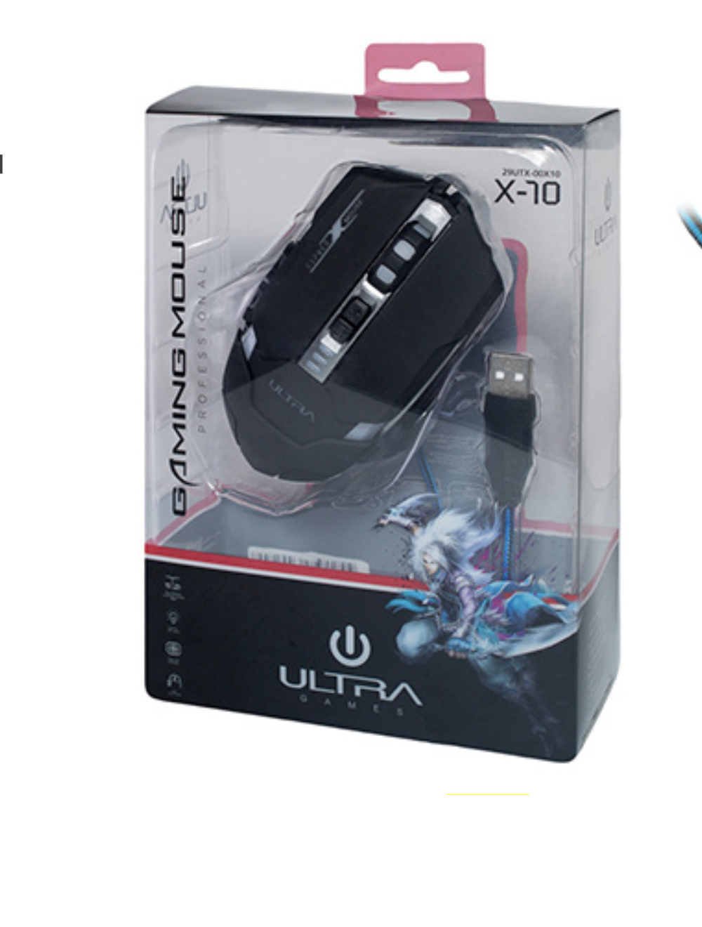 MOUSE GAMER ULTRA TECHNOLOGY X10-1
