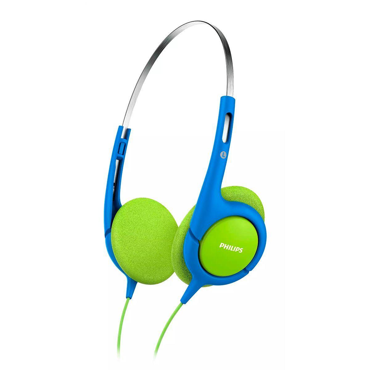 AUDIFONOS PHILIPS PARA NIÑOS SHK1030 AZUL / VERDER-0
