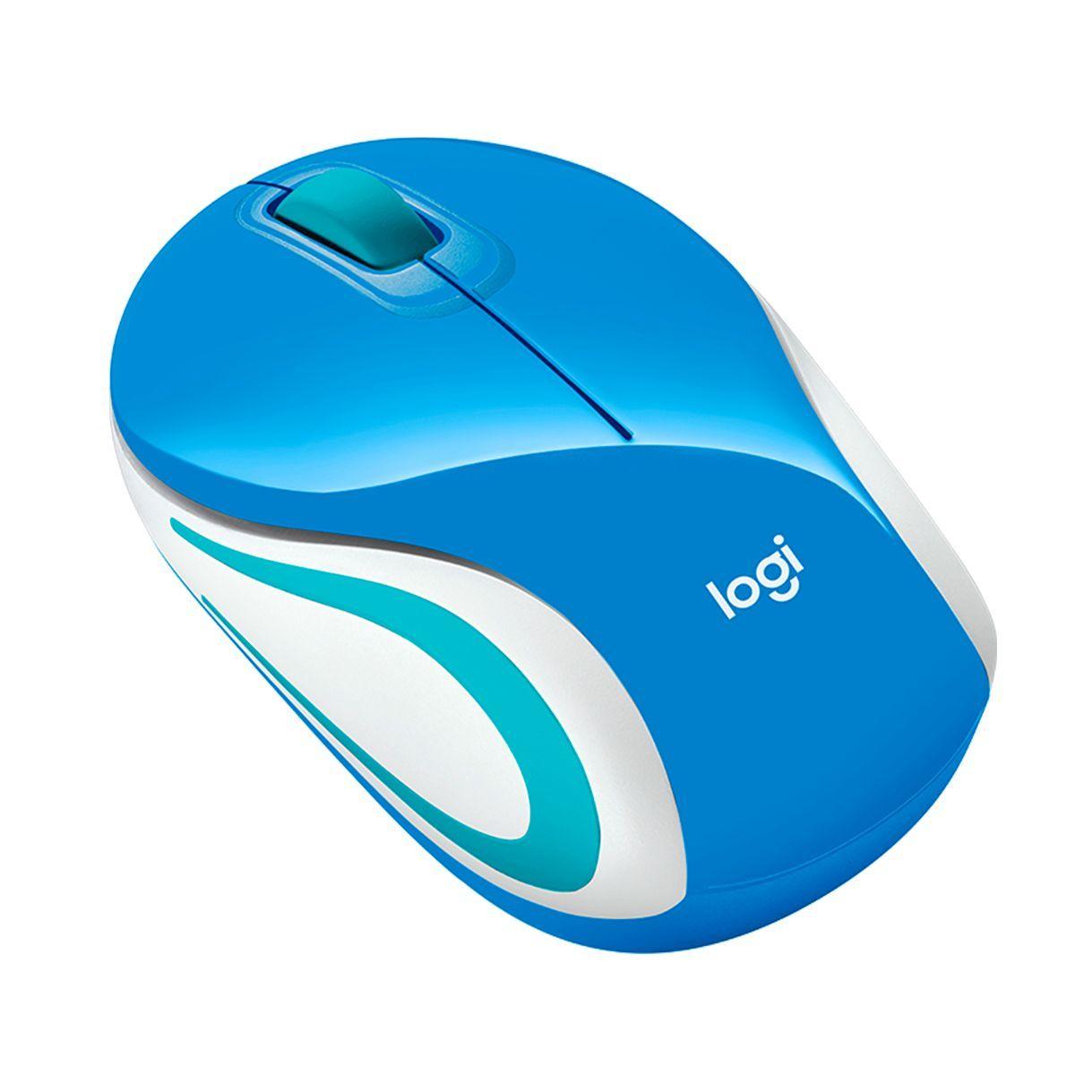 MOUSE INALAMBRICO LOGITECH M187 AZUL-2