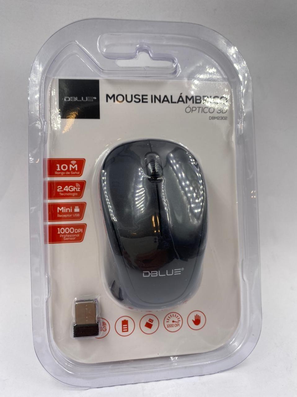 MOUSE INALAMBRICO DBLUE DBM2302BK-0