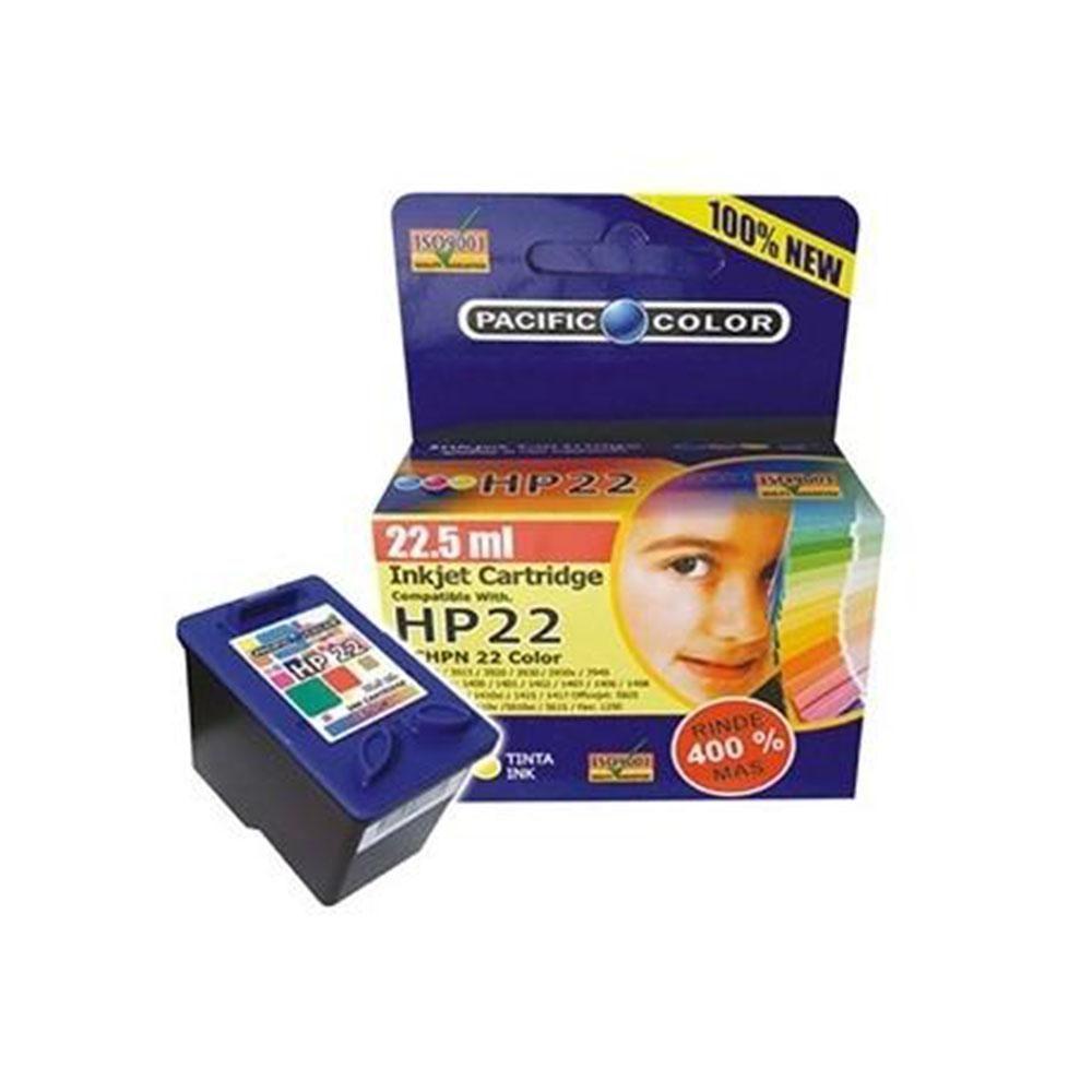 TINTA PACIFIC COLOR HP22 PCHPN22 22.5 ML-0