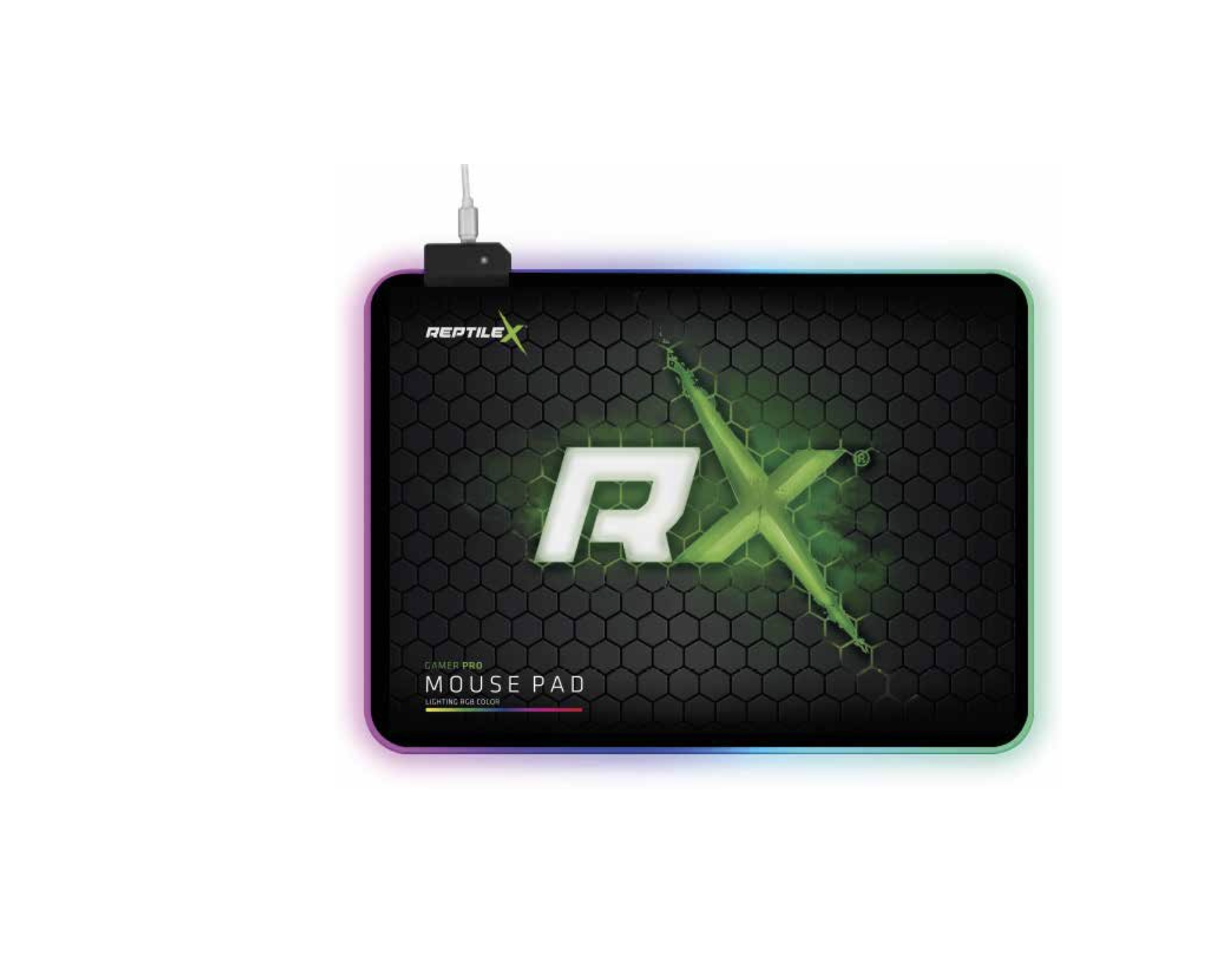 MOUSE PAD GAMER RGB REPTILEX 800X300X4MM RX0049-0