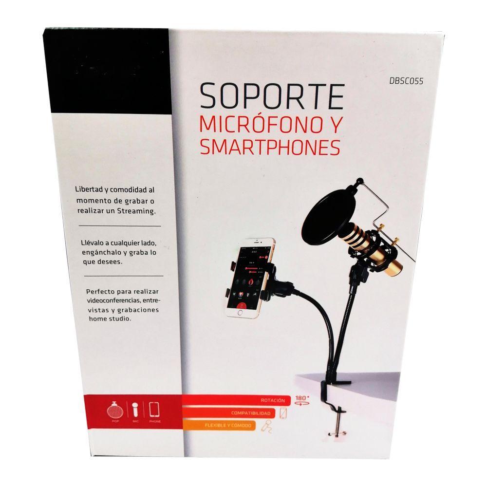 SOPORTE DBLUE PARA SMARTPHONE Y MICROFONO DBSC055-1