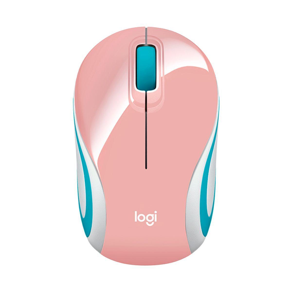 MOUSE INALAMBRICO LOGITECH M187 ROSADO-0