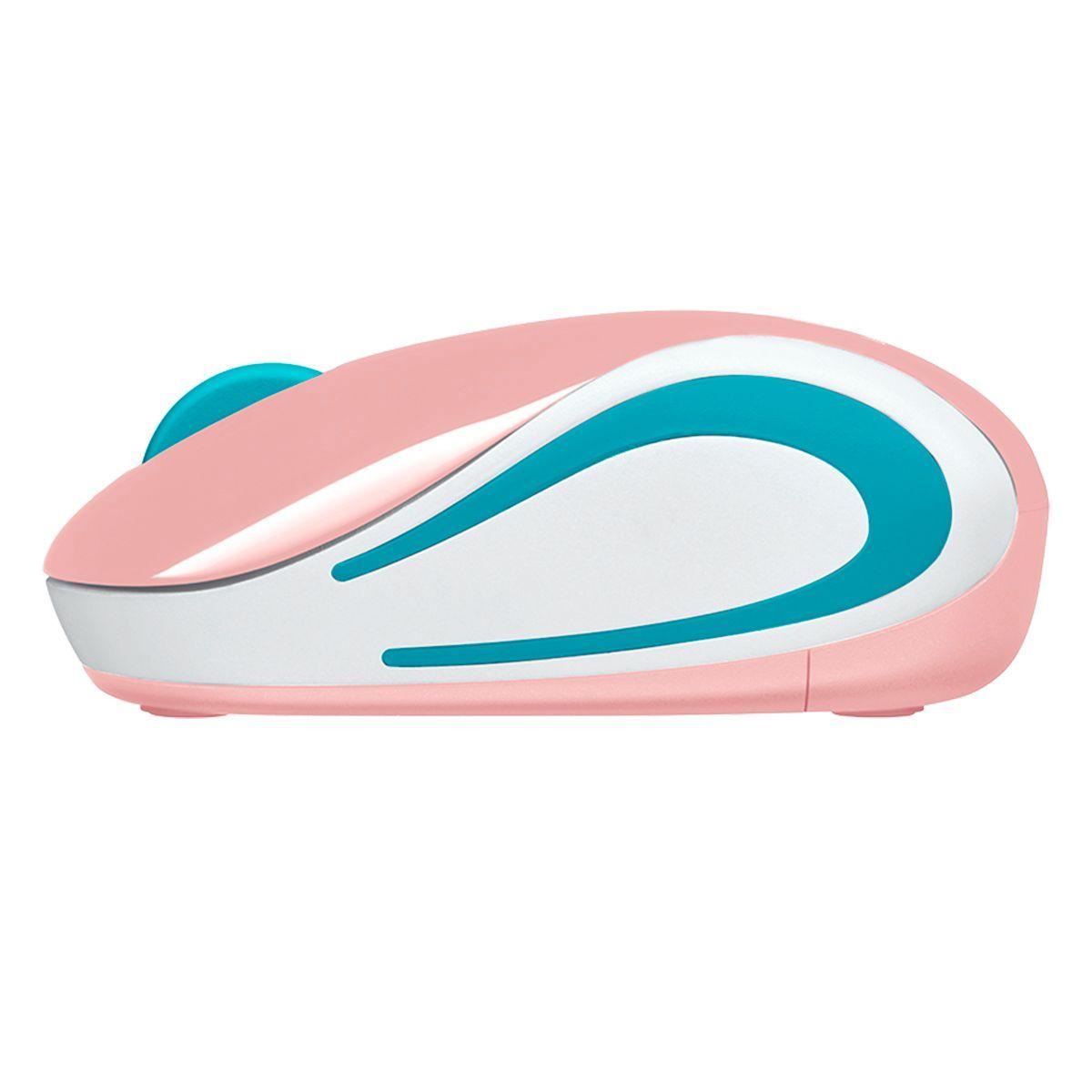 MOUSE INALAMBRICO LOGITECH M187 ROSADO-3