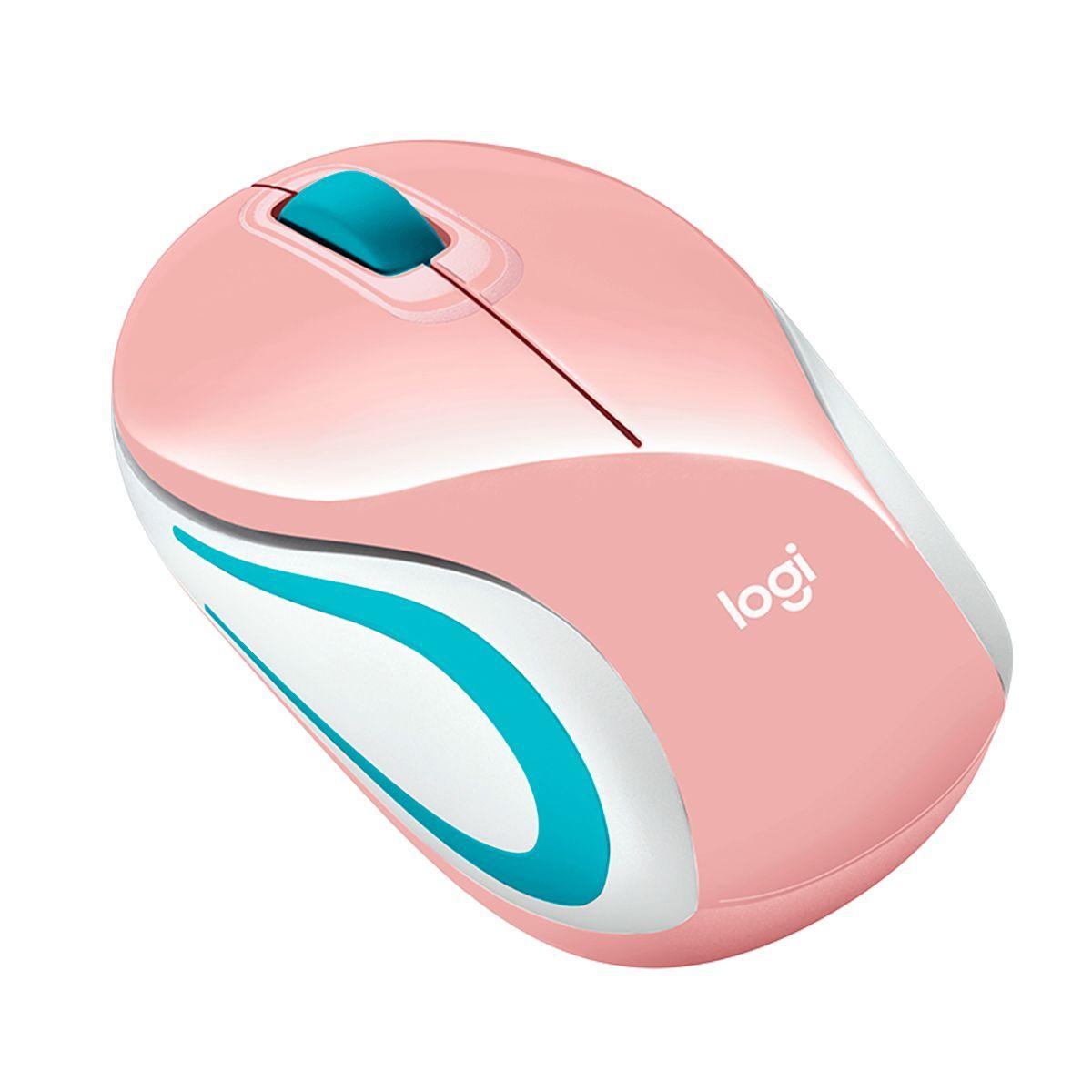 MOUSE INALAMBRICO LOGITECH M187 ROSADO-2