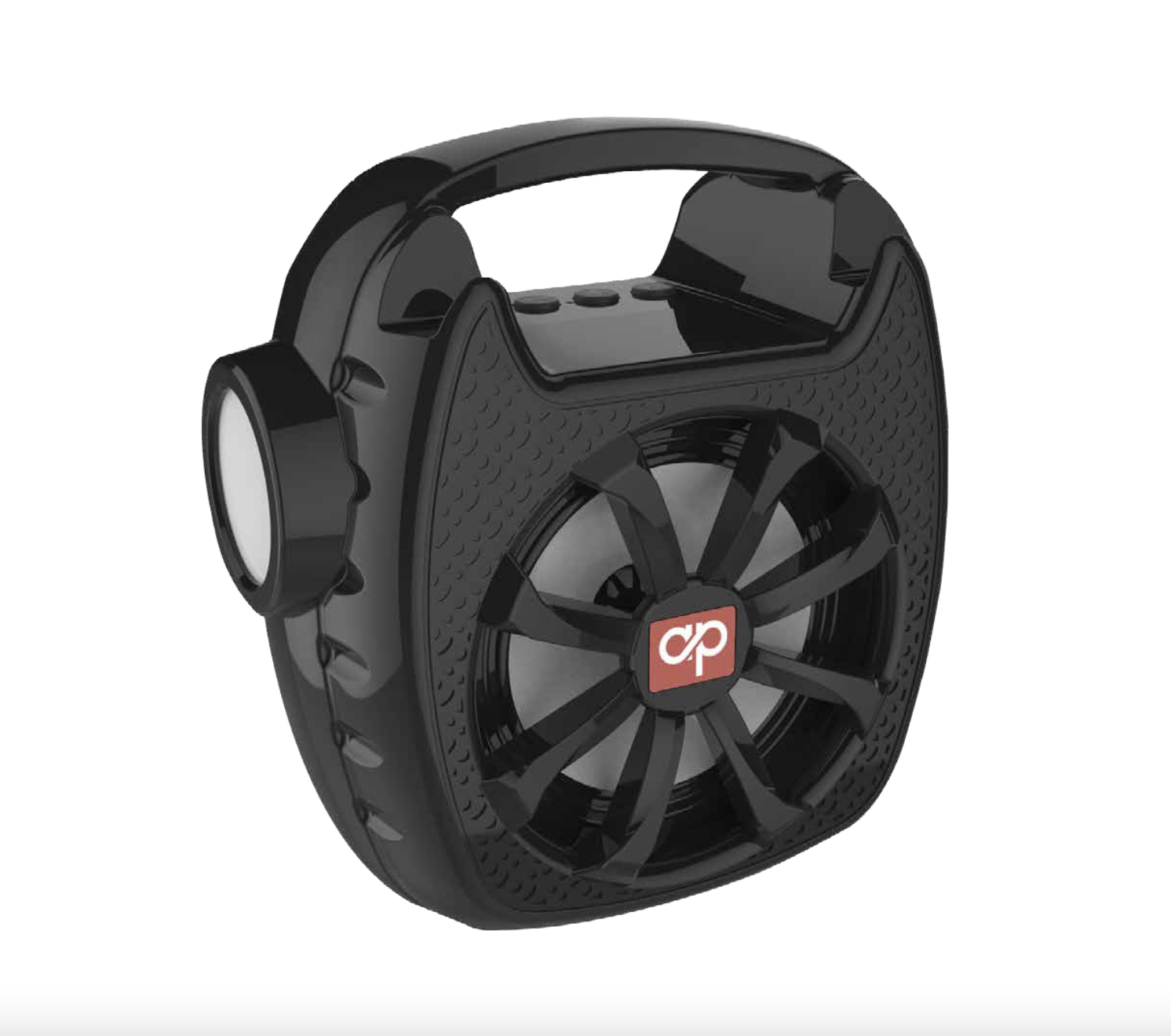 RADIO LINTERNA RECARGABLE AUDIOPRO FM/USB/SD AP02068BK NEGRO-0