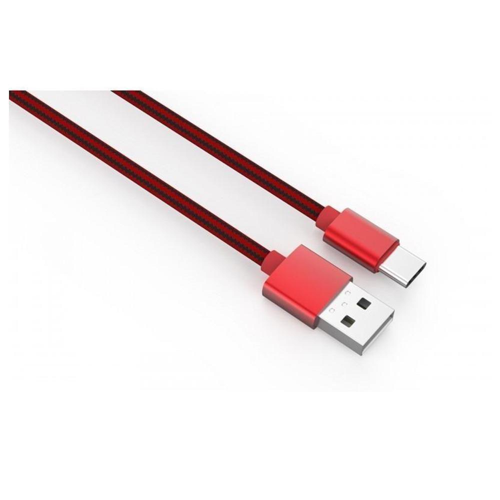 CABLE DBLUE USB A TIPO C 2 AMP DBGC516R ROJO-1