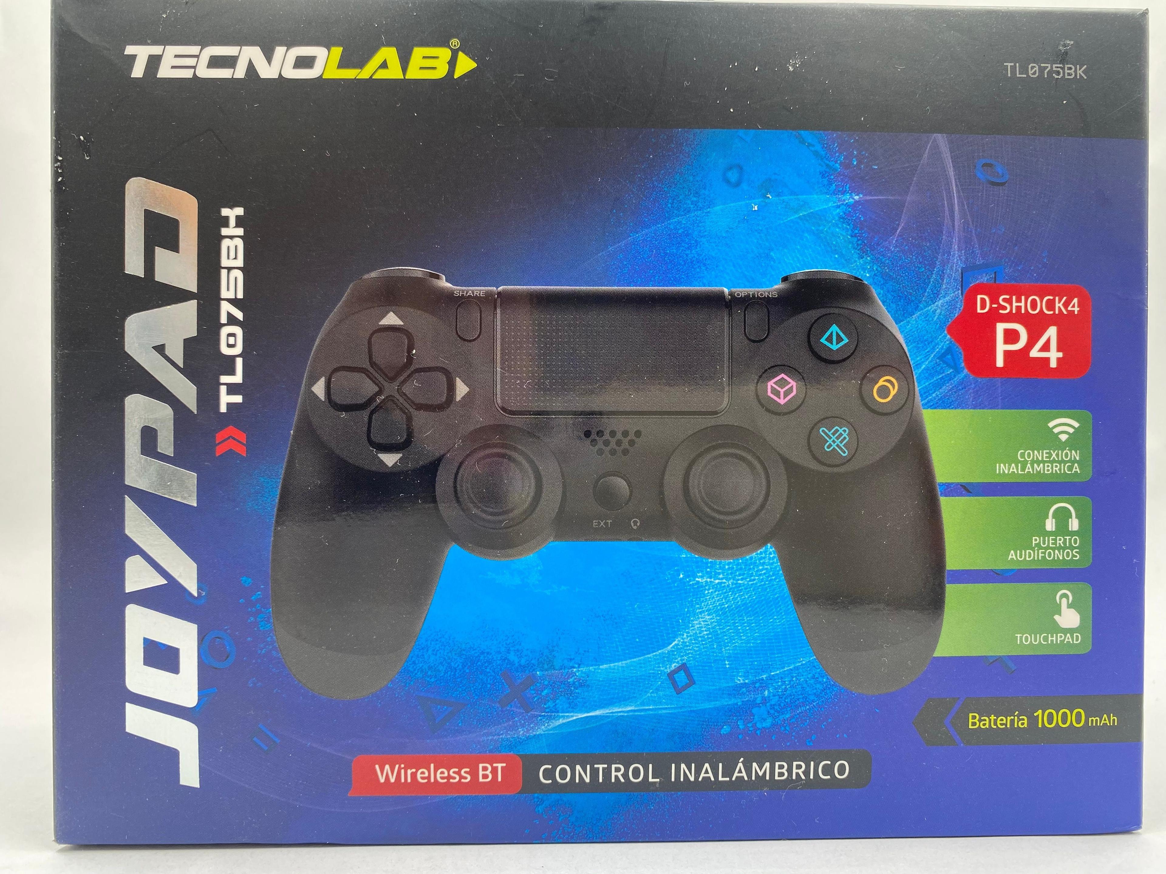 JOYSTICK PS4 DUAL SHOCK BLUETOOTH WIRELESS TECNOLAB TL075BK-1