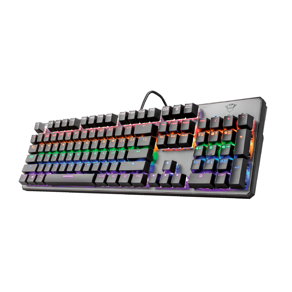 TECLADO GAMER MECANICO TRUST GXT 865 ASTA PC LAPTOP-0