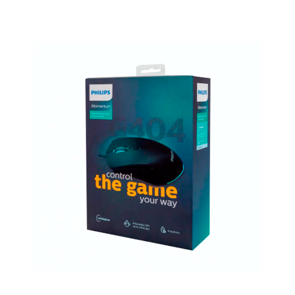 MOUSE GAMER ALAMBRICO PHILIPS M404-0