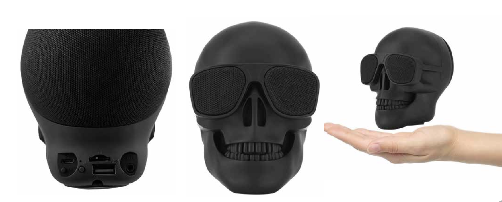 PARLANTE BLUETOOTH DBLUE CABEZA CARAVELA DBG1001BK-1