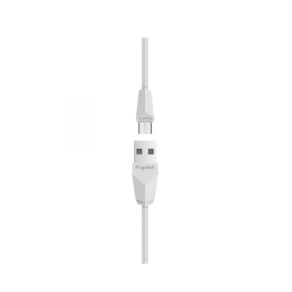 CABLE MICRO USB FUJITEL BLANCO-2