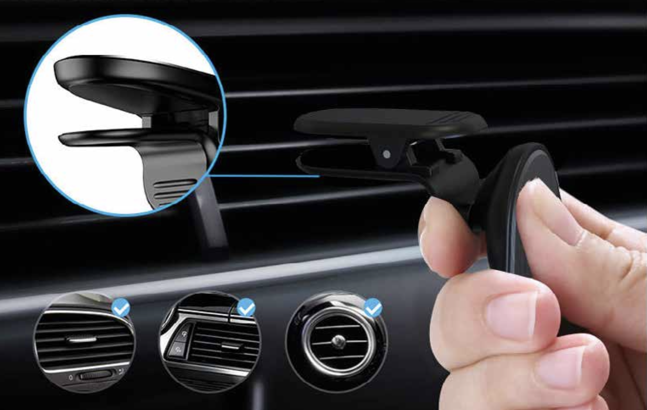 SOPORTE DE CELULAR DBLUE MAGNETICO PARA AUTOMOVIL DBSC072-1