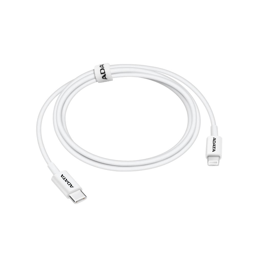 CABLE ADATA LIGHTNING A TIPO C 1M AMFICPL-1M-CWH-0