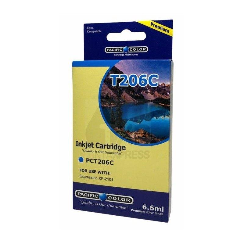 TINTA PACIFIC COLOR COMPATIBLE EPSON XP-2101 PCT206C CYAN-0