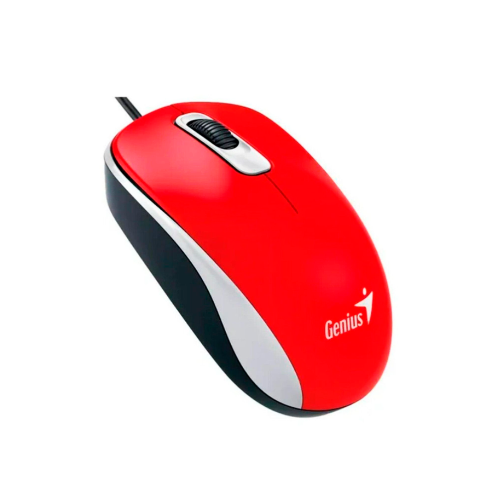 MOUSE ALAMBRICO GENIUS DX-110 ROJO-0