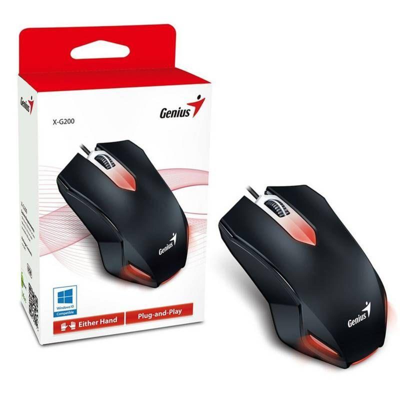 MOUSE GAMER GENIUS X-G200 NEGRO-1