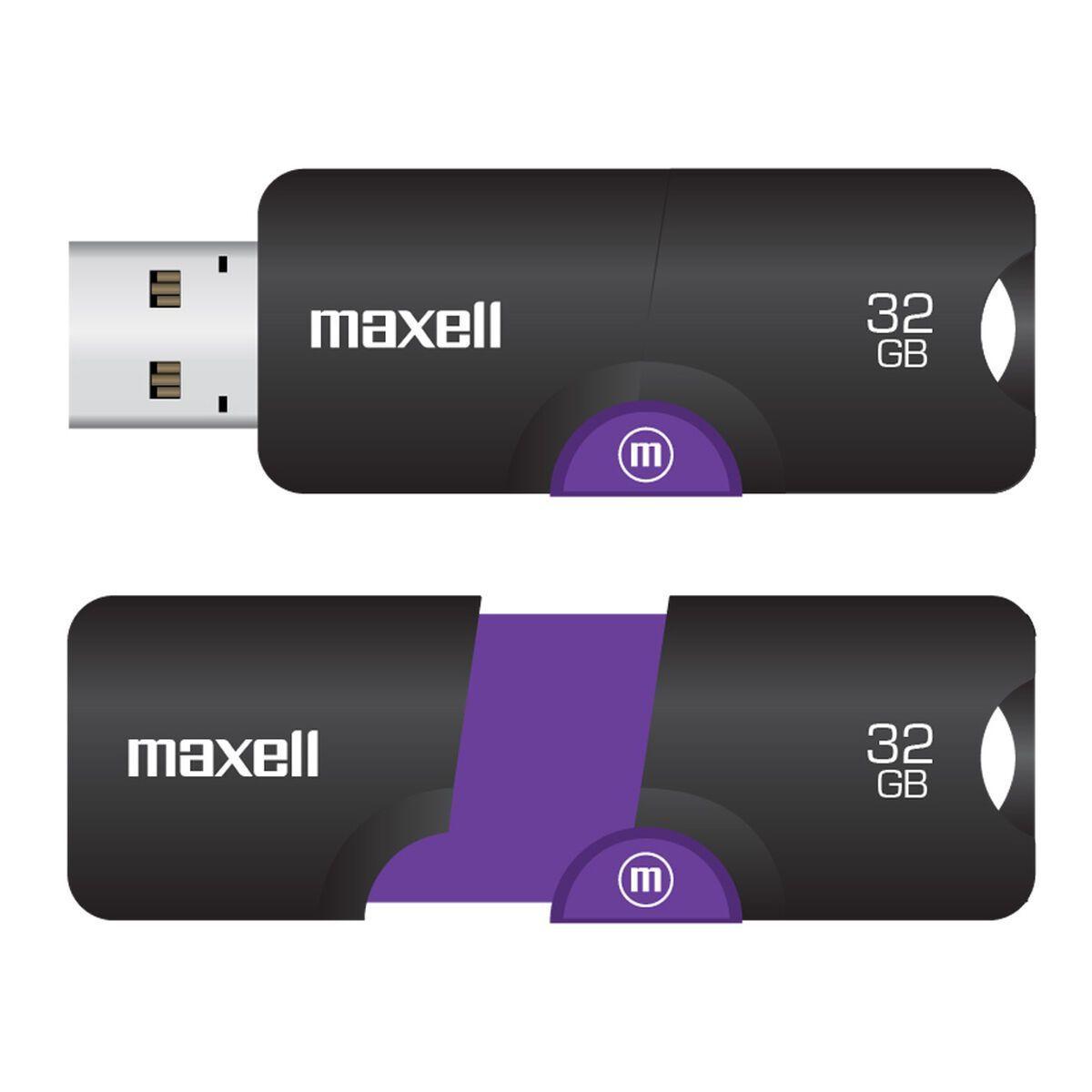 PENDRIVE MAXELL SIL 32 GB 2.0 VIOLETA ITEM:348225-0