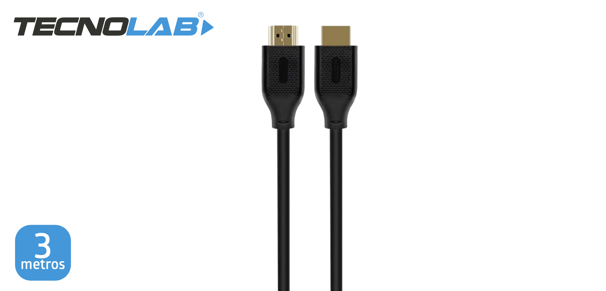 CABLE HDMI TECNOLAB 4K 3 METROS 2.0V TL332-0