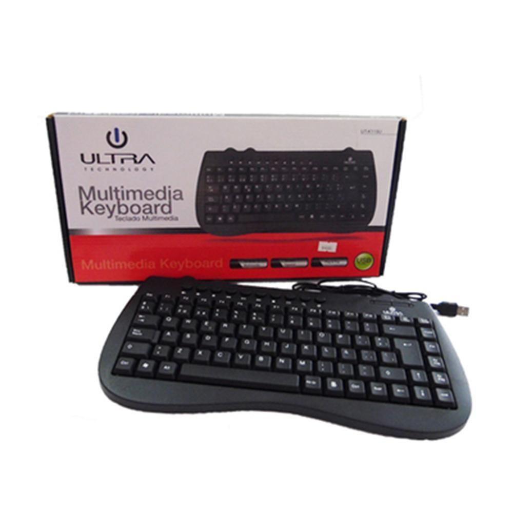 TECLADO ALAMBRICO USB ULTRA MULTIMEDIA K115U-0
