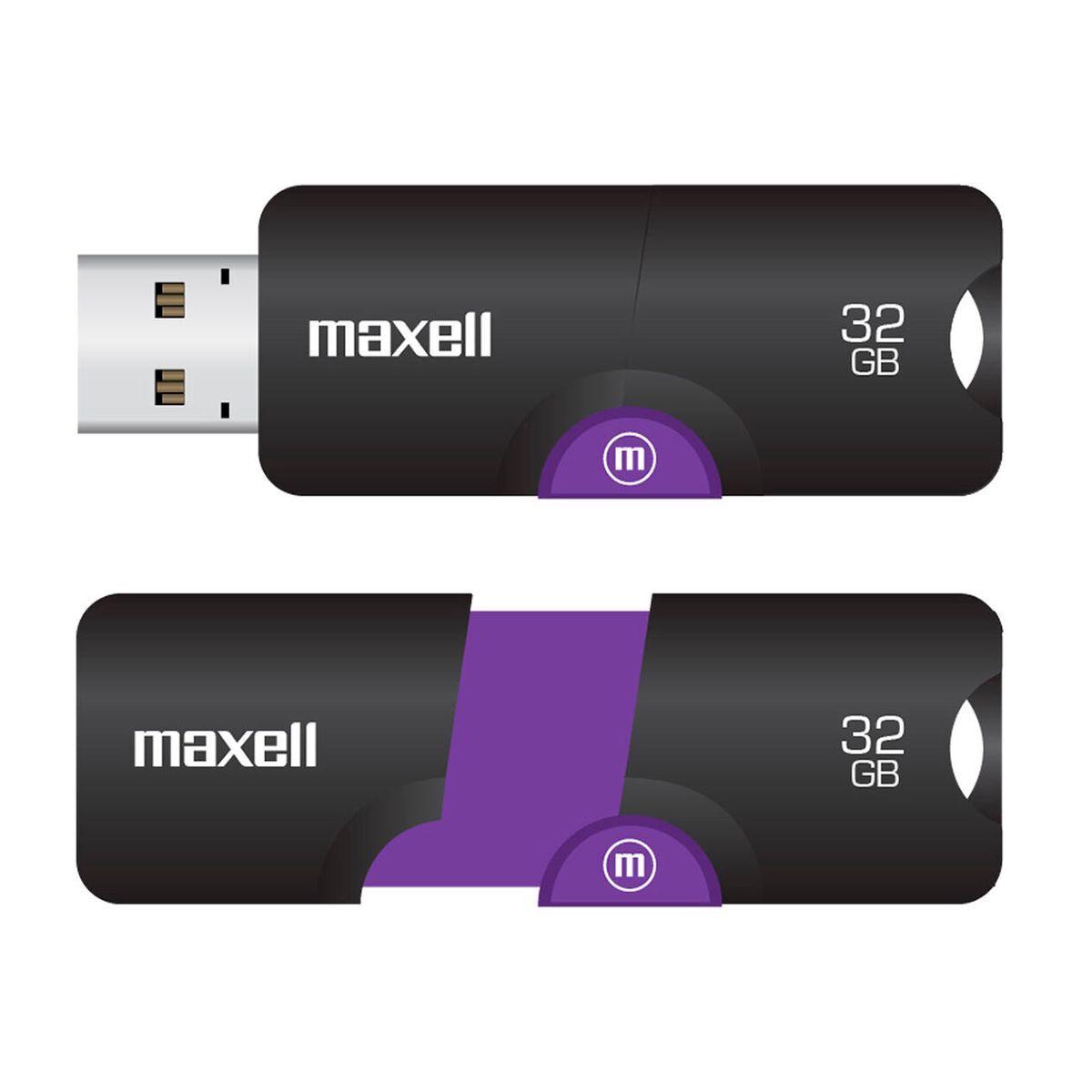 PENDRIVE MAXELL USB FLIX 3.0 32 GB NEGRO/MORADO 347633-0