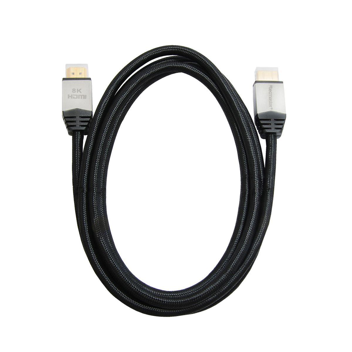 CABLE TECMASTER HDMI 8K 2 MTS TM-600502-BK NEGRO-1