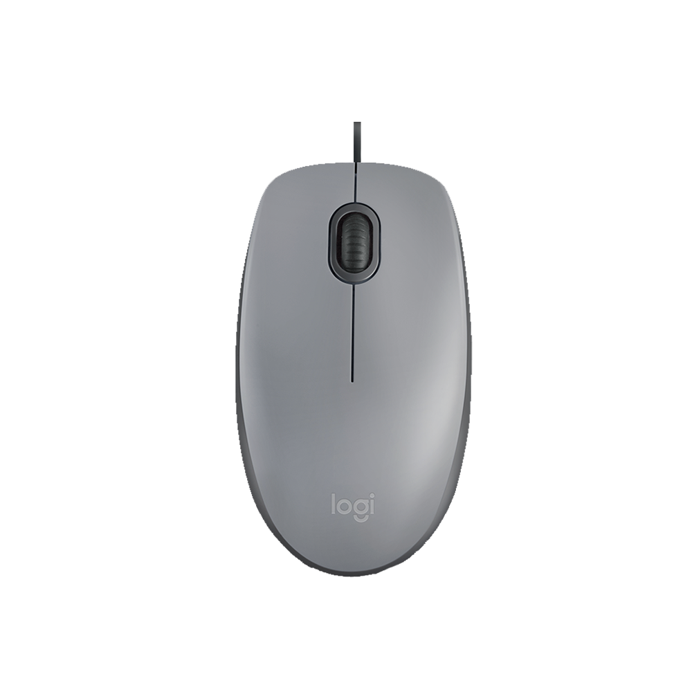 MOUSE ALAMBRICO LOGITECH M110 SILENT GRIS-0
