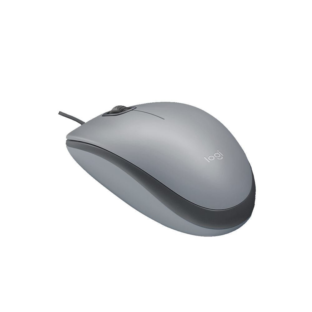 MOUSE ALAMBRICO LOGITECH M110 SILENT GRIS-1