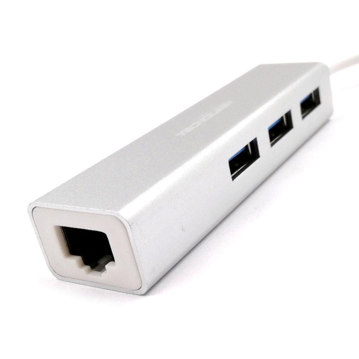 HUB TIPO C TECNOLAB CON 3 USB 3.0 - RJ45 TL069-1