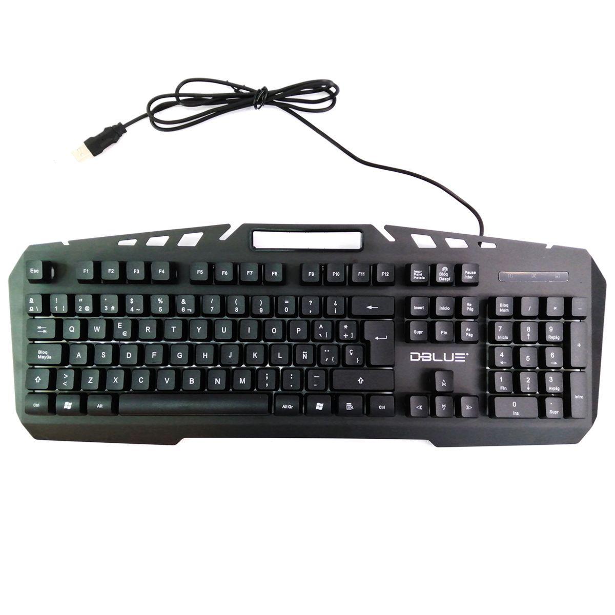 TECLADO GAMER DBLUE K44 PRO DBKG952BK NEGRO-0