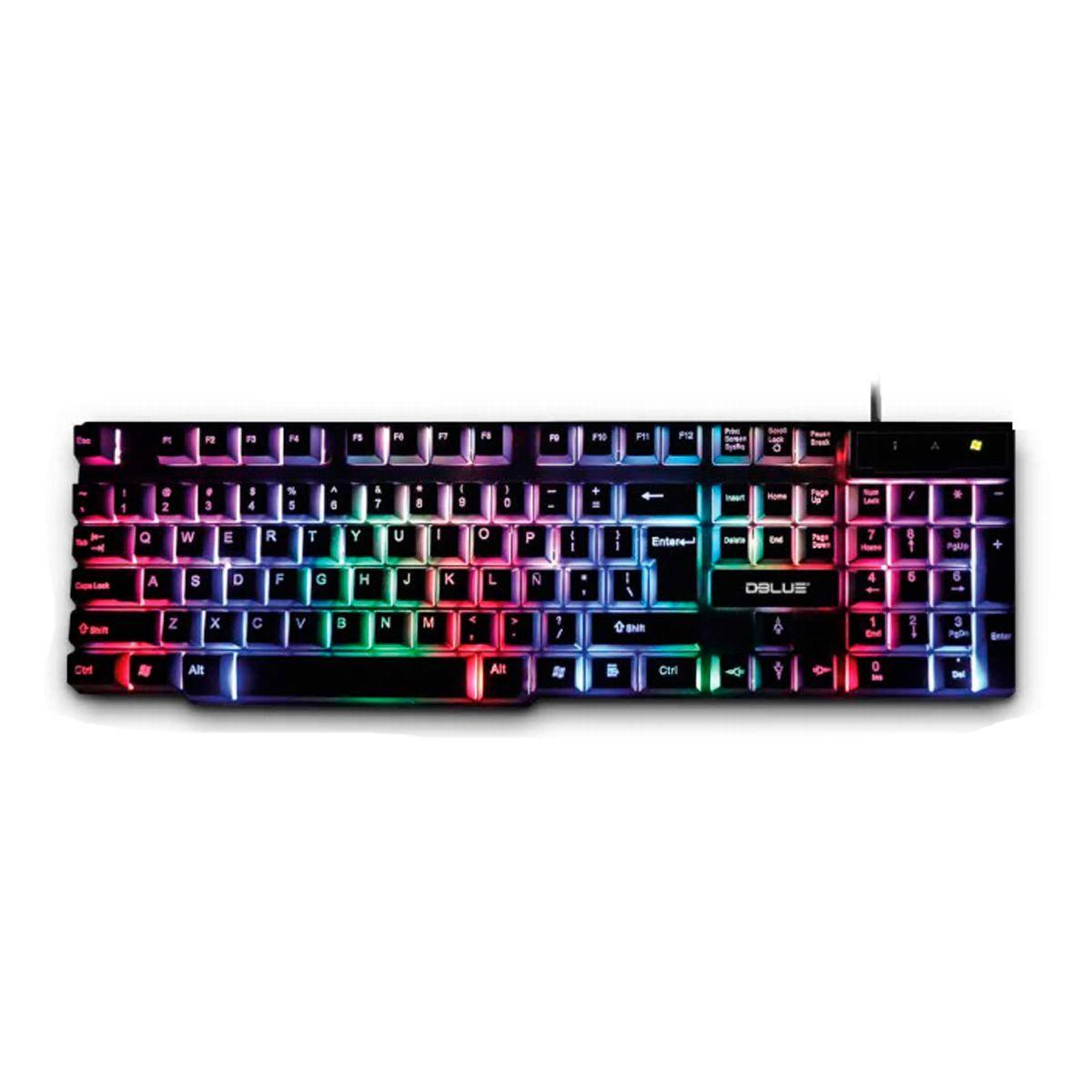 TECLADO GAMER RETROILUMINADO DBLUE-1