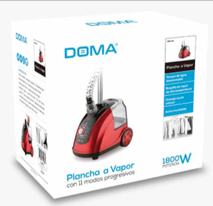 PLANCHA A VAPOR VERTICAL 1800W DOMA DM0001-1