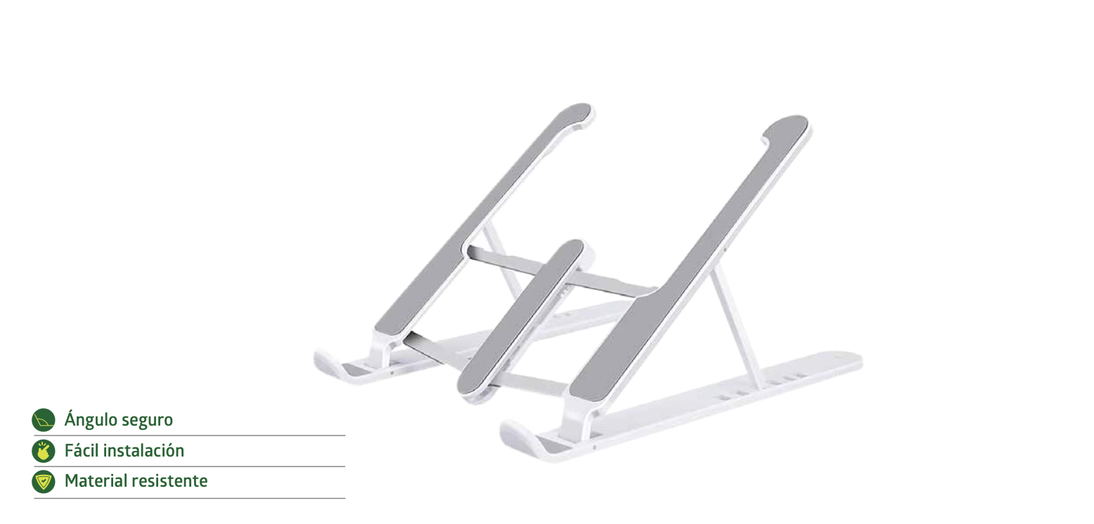 SOPORTE ALUMINIO PORTATIL PARA NOTEBOOK TECNOLAB TL133-0